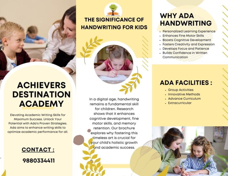 ADA Handwriting Classes