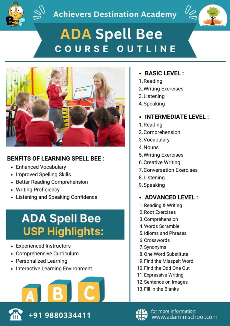 ADA Spell Bee Classes