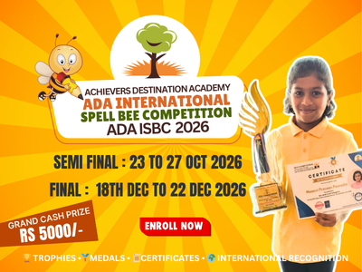 ADA International Spell Bee Competition 2025-26 Winners
