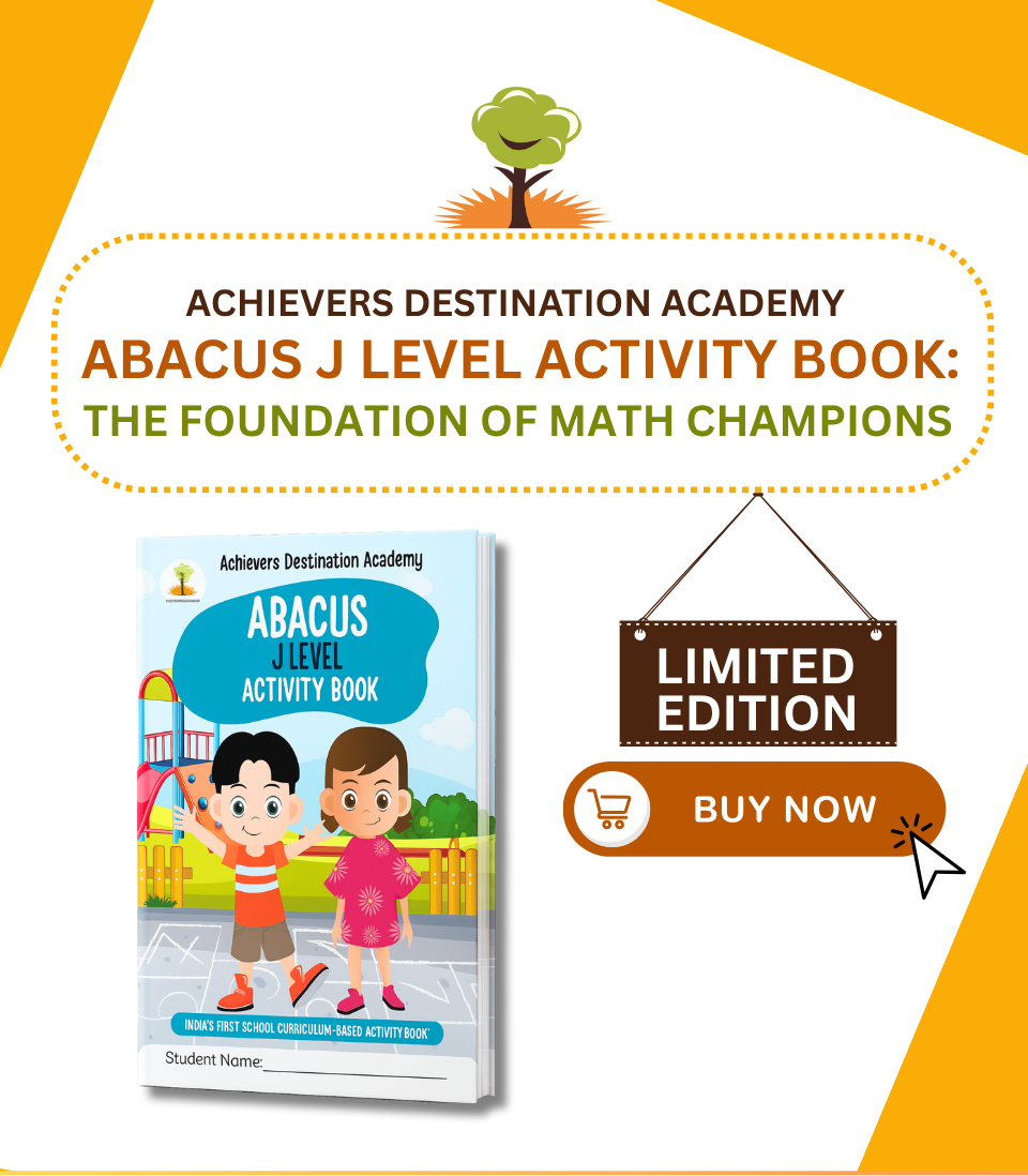 ADA Holistic Abacus J-Level Activity Book – advanced mental-math and brain-development workbook for children