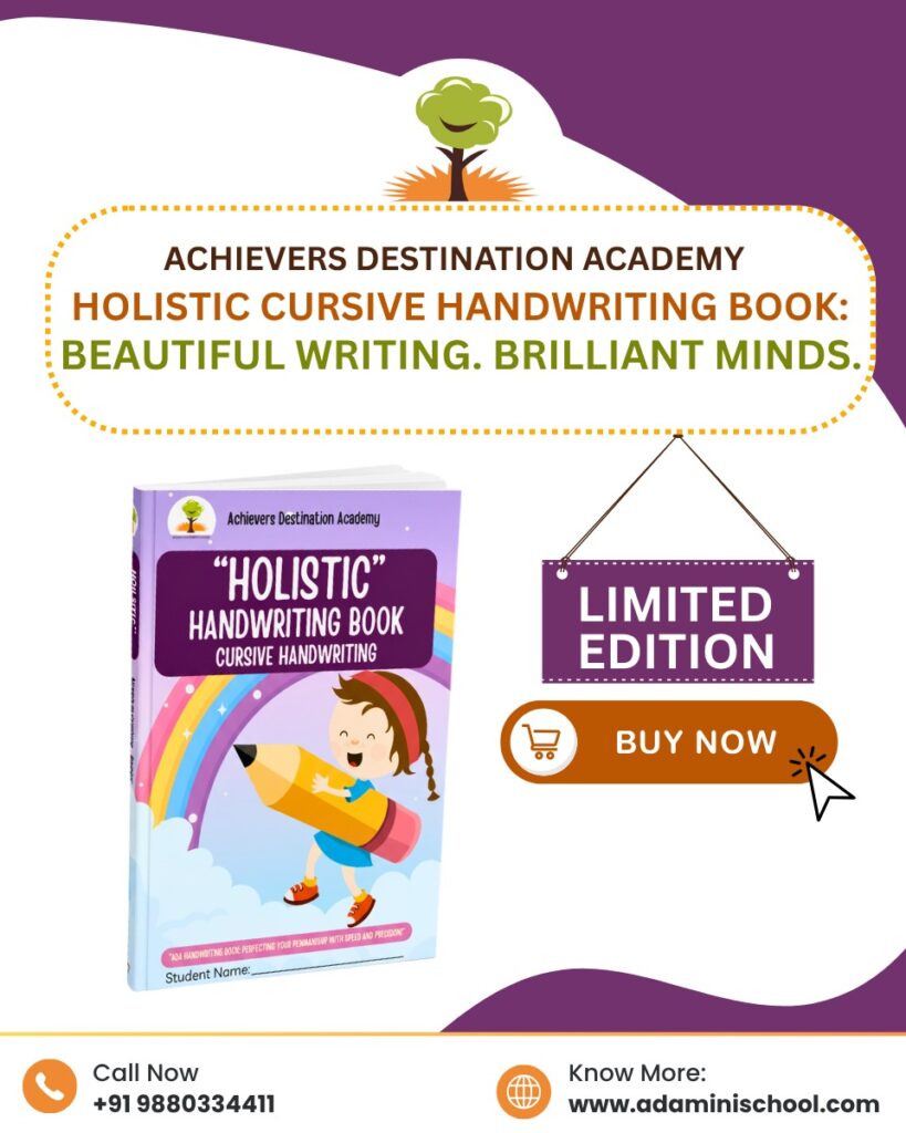 ADA Holistic Handwriting Cursive Book