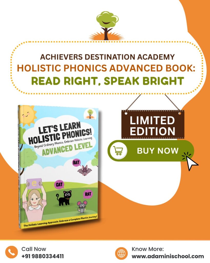 ADA Holistic Phonics Advanced Book