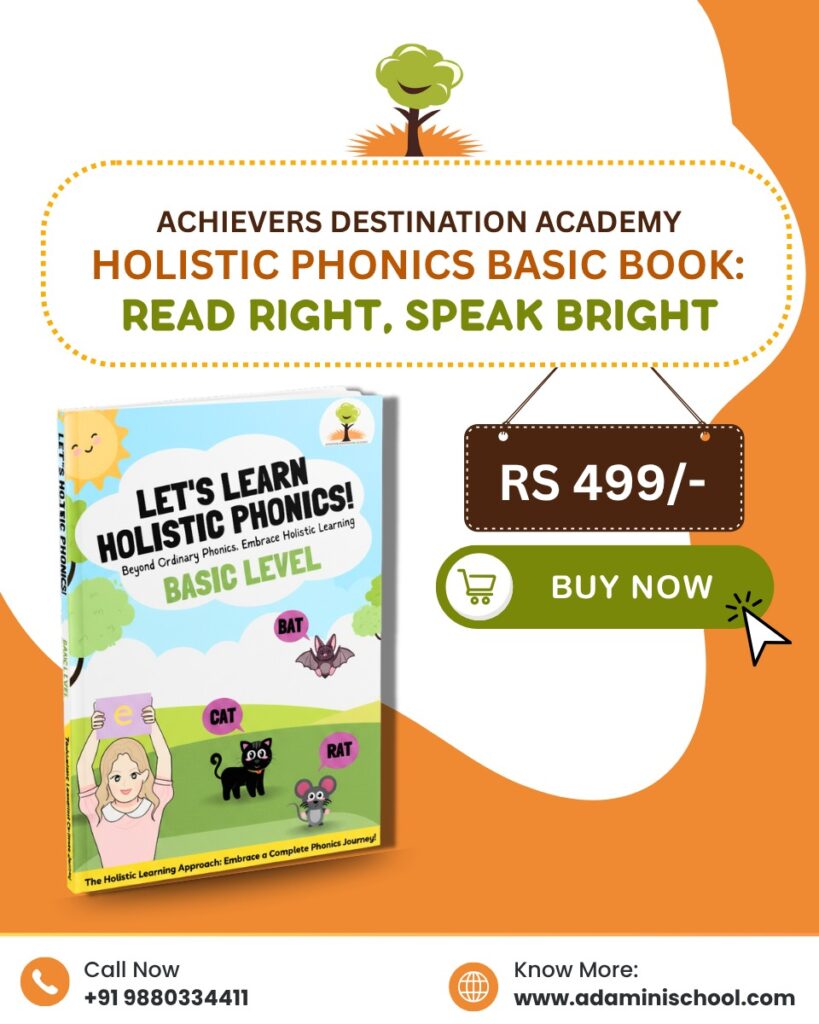 ADA holistic phonics basic level book
