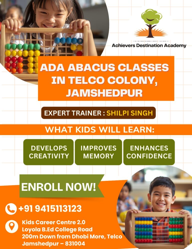 Best Abacus Classes in Jamshedpur
